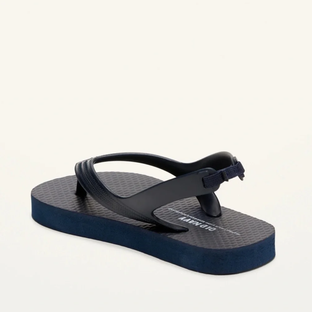 COPY - Old Navy Plant-Based Flip-Flops Toddler Black - Size 5